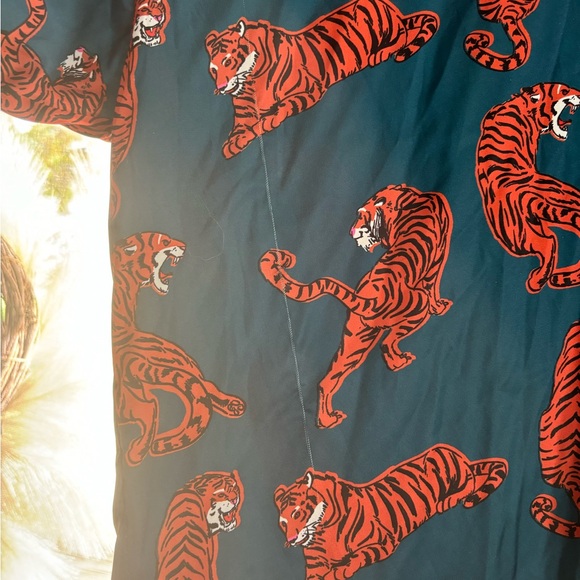 Dressed in LALA - Satin Playsuit in Wild Woman - Picture 2 of 6